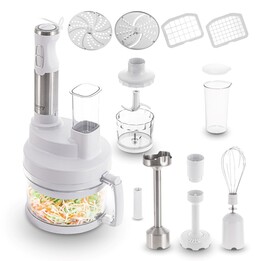 Batidora de mano Camry CR 4623 set 1600 W blanco