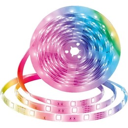 One+ NR9513 Bande lumineuse à LED, 10 m, RVB, télécommande, résistante à l'eau (IP20)