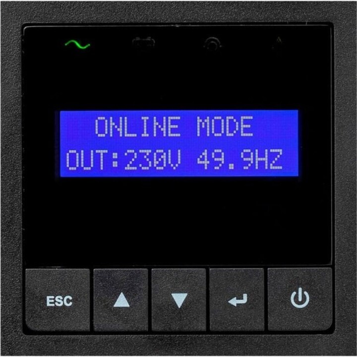 Eaton 9E3000IR UPS online doppia conversione 3 kVA 2700 W 7 prese CA Nero