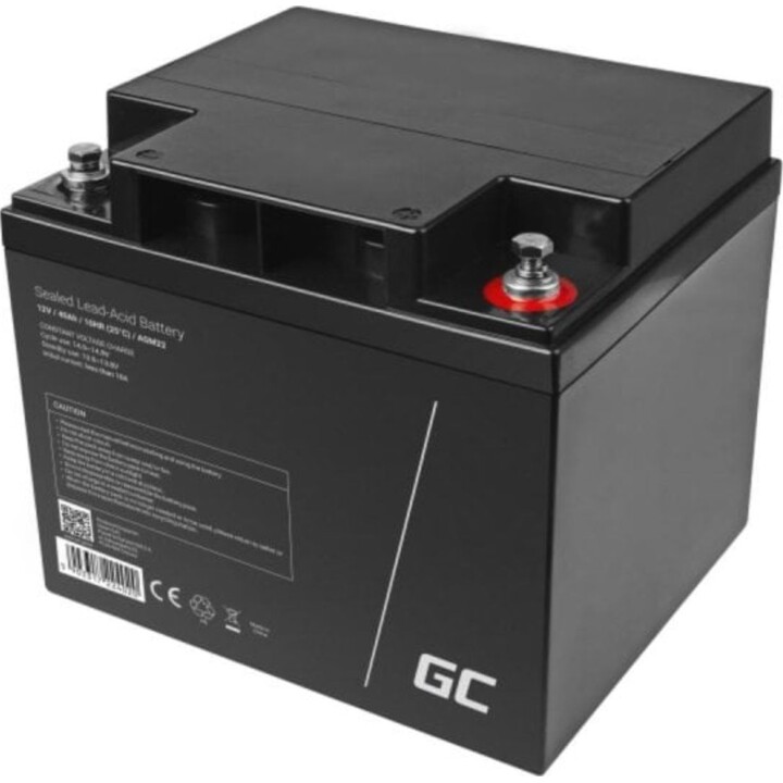 Batteria Green Cell AGM22 12V 40Ah sigillata AGM VRLA nera