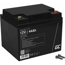 Green Cell AGM23 VRLA lead-acid battery, 12V, 44Ah, black (1 unit)