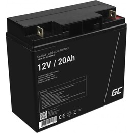 Batería recargable Green Cell AGM10 20000 mAh 12 V sellada negro