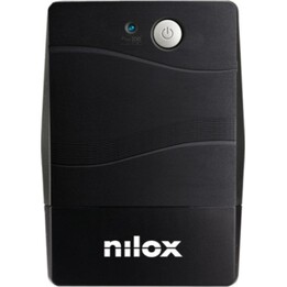 Nilox NXGCLI6001X5V2 Onduleur interactif en ligne 600 VA 420 W, noir