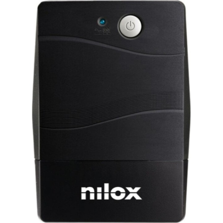 Nilox NXGCLI6001X5V2 600VA 420W Line Interactive UPS, Black