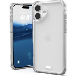 Coque Plyo compatible avec Apple iPhone 16 Plus avec recharge sans fil, coins Air-Soft résistants aux chutes, transparente