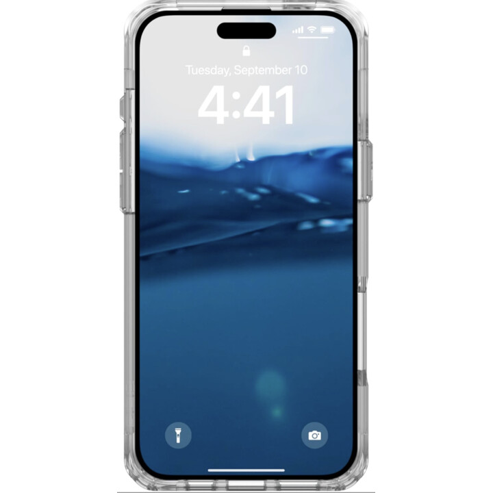 Custodia Plyo compatibile con Apple iPhone 16 Plus con ricarica wireless, angoli Air-Soft resistenti alle cadute, trasparente