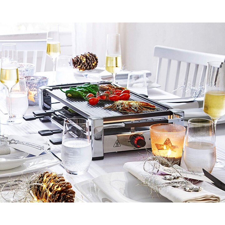 Rommelsbacher RCC 1500, grill de interior 1500W, Cromo