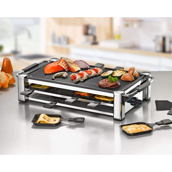Rommelsbacher RCC 1500, grill de interior 1500W, Cromo