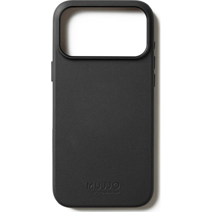 Mujjo Full Leather Case for iPhone 17 Pro Max, Black