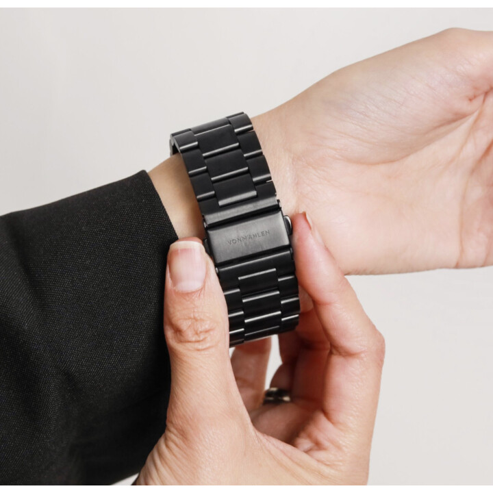 Vonmählen Gliederarmband 2 44/45/46/49mm Schwarz