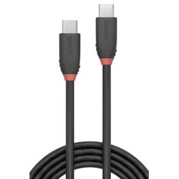 Lindy 36905 USB cable 0.5 m USB 3.2 Gen 1 (3.1 Gen 1) USB C Black