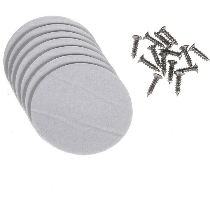 Conjunto de lâmpadas Maclean Energy de 6 LEDs com controle remoto para 3 pilhas AA MCE165