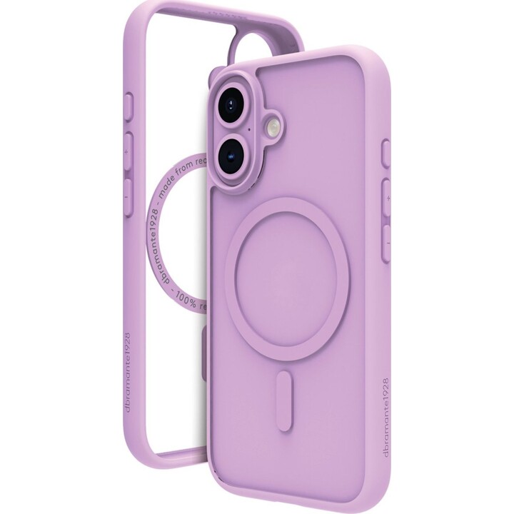 Capa Dbramante1928 Pine Mag para iPhone 16, Rosa