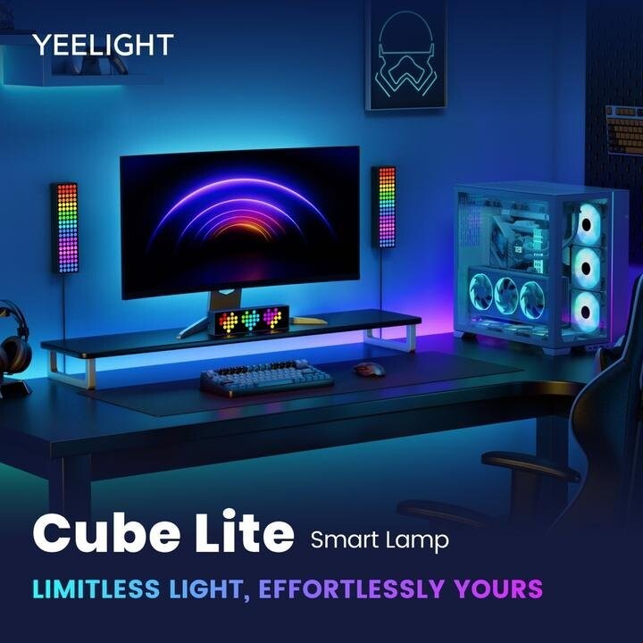 Yeelight Cube LiteI Gaming Light Panel, Black