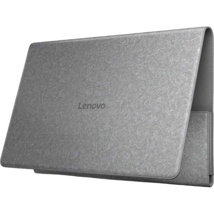 Custodia Lenovo in DuPont Tyvek e pelle PU per Tab Plus 11.5" Grigia