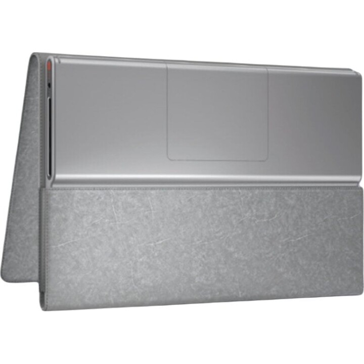Custodia Lenovo in DuPont Tyvek e pelle PU per Tab Plus 11.5" Grigia