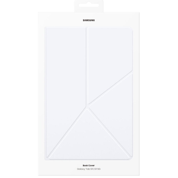Funda de libro para Samsung Galaxy Tab S11, blanca