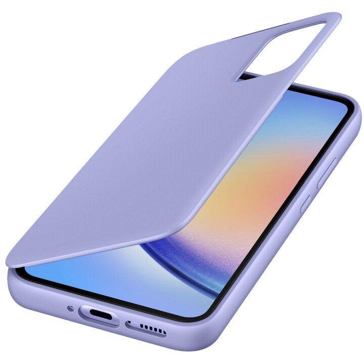 Funda para móvil - SAMSUNG EF-ZA346CVEGWW, Compatible con Samsung Galaxy A34 5G, Violeta