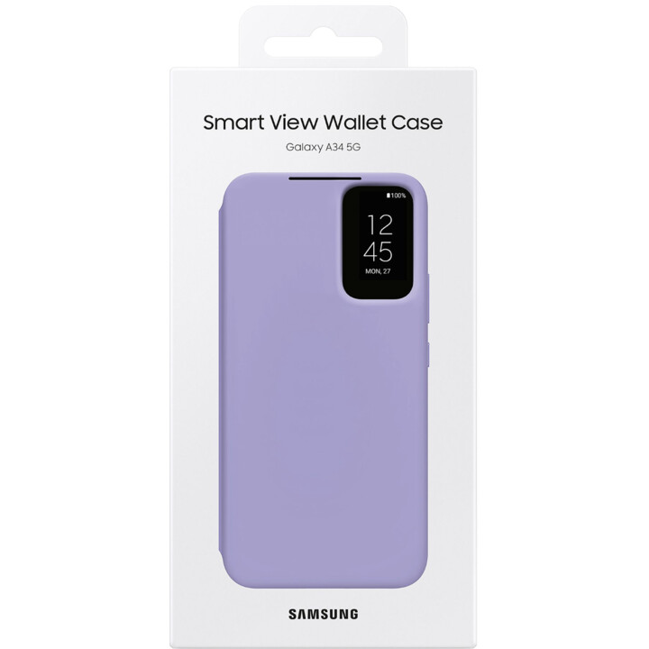 Mobile phone case - SAMSUNG EF-ZA346CVEGWW, Compatible with Samsung Galaxy A34 5G, Violet