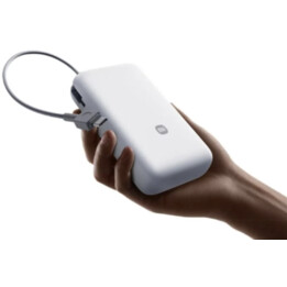 Powerbank - Xiaomi BHR9738GL, 20000 mAh, 1x USB-C, 1x USB-A, cabo integrado, 22.5W, branco