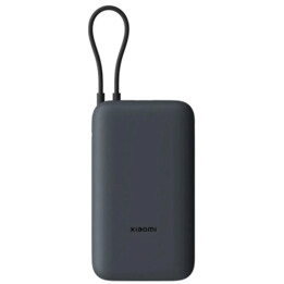 Powerbank - Xiaomi BHR9738GL, 20000 mAh, 1x USB-C, 1x USB-A, cavo integrato, 22,5W, grigio scuro