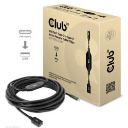 Cavo adattatore attivo da USB-C® a -A 5Gbps M/F 10m/32.8ft