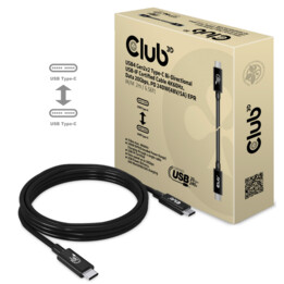 USB4 Gen2x2 Typ-C zertifiziertes Kabel, Bidirektionales USB-IF 4K60Hz, Daten 20Gbps, PD 240W (48V/5A) EPR M/M 2m/6.56 ft