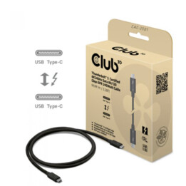 CLUB3D CAC-2501 Cable Thunderbolt 1 m 120 Gbit/s Negro