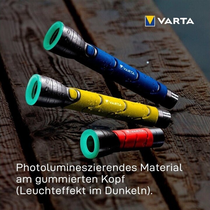 Varta Outdoor Sports Comfort Linterna 235 lm, Amarillo, Negro
