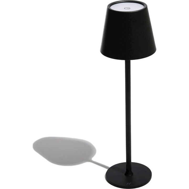 LED table lamp, Muitomas, touch control, 1800 mAh battery, Black