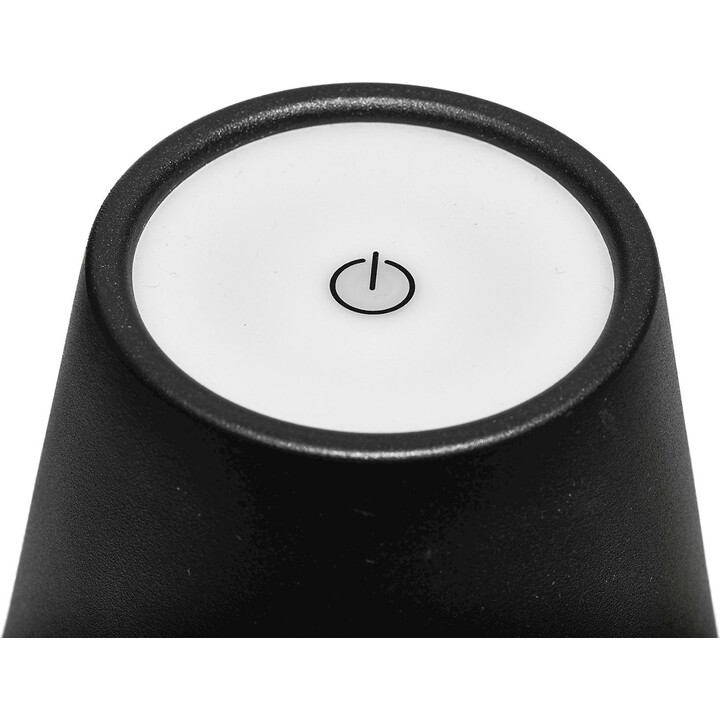 LED table lamp, Muitomas, touch control, 1800 mAh battery, Black