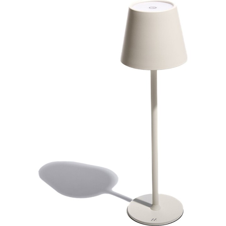 LED table lamp, Muitomas, touch control, 1800 mAh battery, White