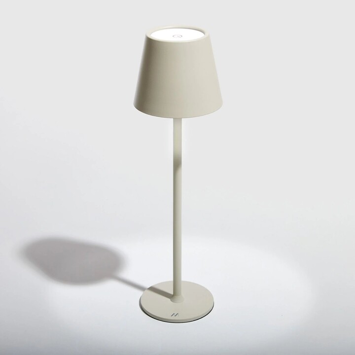 Lampe de table LED, Muitomas, commande tactile, batterie 1800 mAh, blanc