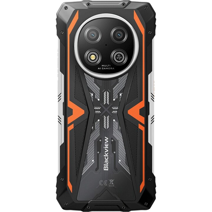 Blackview Rock 2 5G, 8 Go 256 Go, 6,67 HD+ IPS, 15 000 mAh, Orange