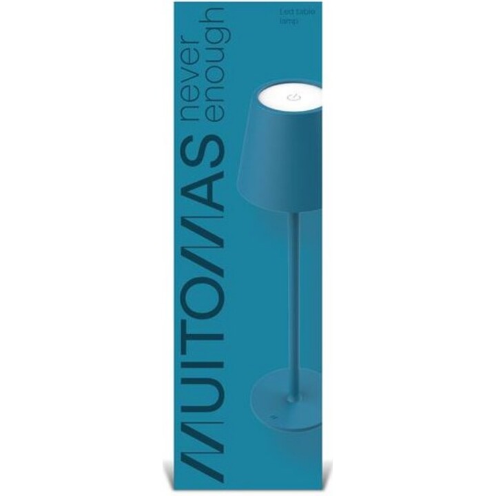 Muitomas TABLELAMPBL Lámpara de mesa, Azul
