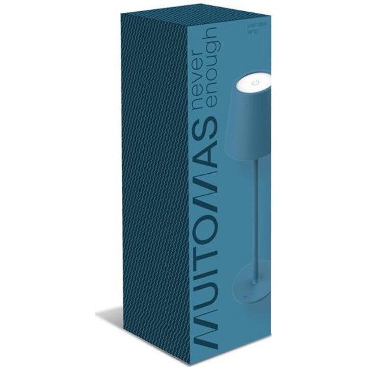 Muitomas TABLELAMPBL lampada da tavolo, Blu