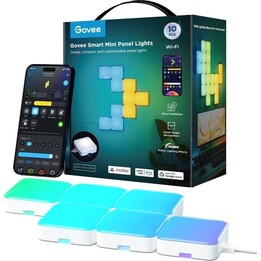 Govee Mini light panels with 10-segment RGBIC color pack