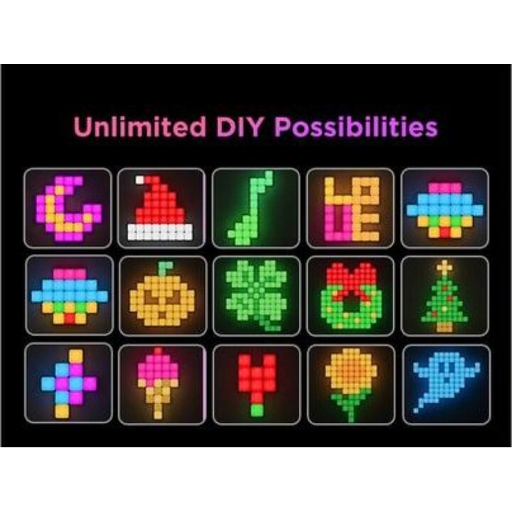 Paneles luminosos Govee Mini con paquete de colores RGBIC de 10 segmentos