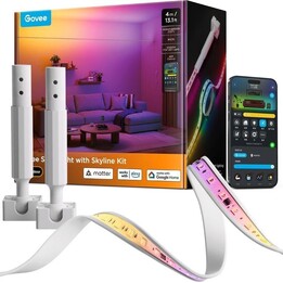 Govee H61B8 Lichtleiste mit Skyline Kit, RGBICWW LED-Streifen 2.4GHz WiFi+BT