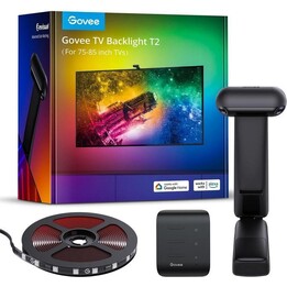 Govee H605C Envisual TV Backlight T2 Striscia LED per TV da 75-85 pollici, RGBIC, Wi-Fi