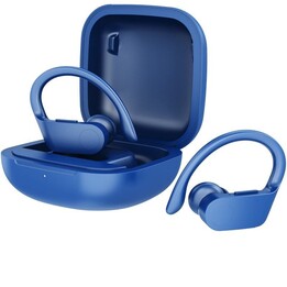 Daewoo DW2024 Bluetooth Sports Headphones with Charging Case / 5h Battery Life / Blue
