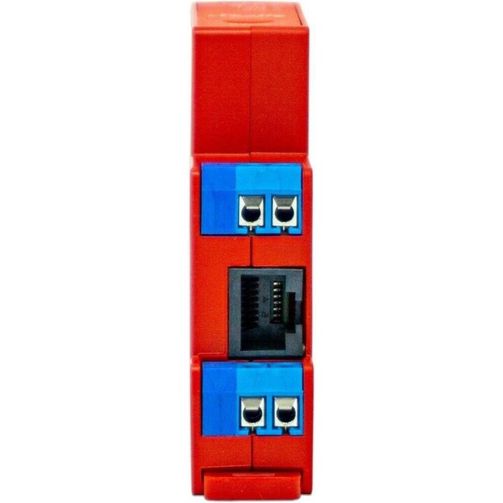 Shelly Pro 1PM- Interruptor de relé inteligente, sem fios e Bluetooth com medição do consumo, vermelho