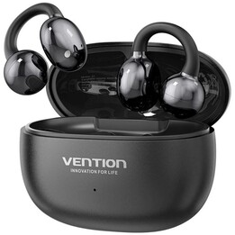 Auriculares Bluetooth Vention Echo Clip A11 Pro con estuche de carga/ Autonomía 6h/ Negro