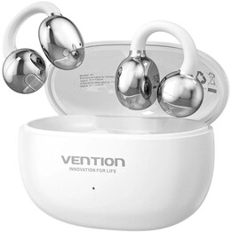 Vention Echo Clip A11 Pro Bluetooth Headphones with Charging Case / 6h Battery Life / White