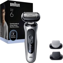 Braun Series 6 62-S1650S Shaver/ with Battery/ 2 Accessories