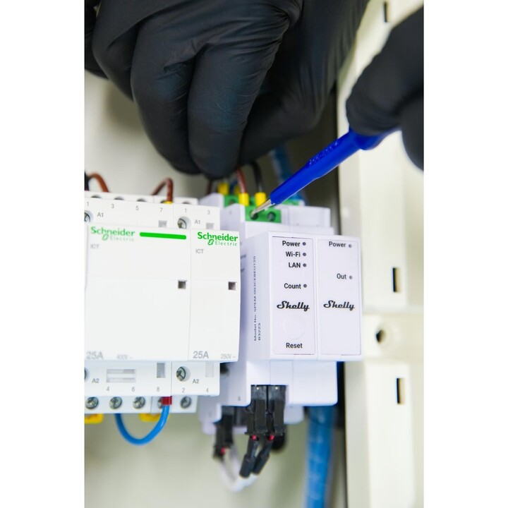 Medidor de custo de energia de corrente alternada Shelly Pro 3EM-3CT63