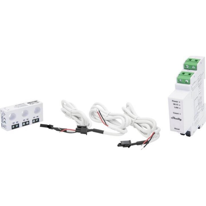 Medidor de custo de energia de corrente alternada Shelly Pro 3EM-3CT63