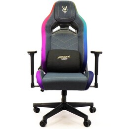 Woxter Stinger Station Elite Gaming-Stuhl / LED-Beleuchtung / Gold und Silber