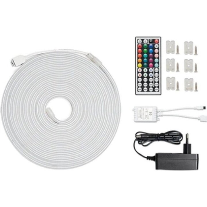 Vention Silikon-Neon-LED-Streifen mit Infrarot-Fernbedienung, 5V USB-Stromversorgung, 2m