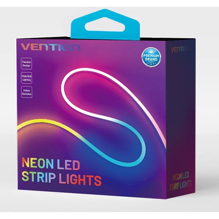 Vention Silikon-Neon-LED-Streifen mit Infrarot-Fernbedienung, 5V USB-Stromversorgung, 2m